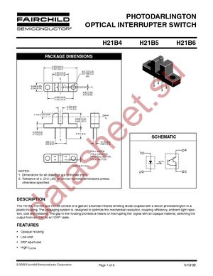 H21B4 datasheet  